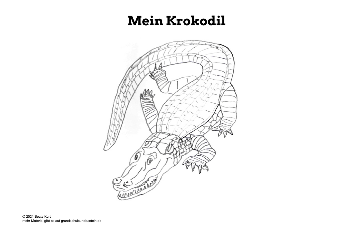 Lernheft: Tiere im Zoo