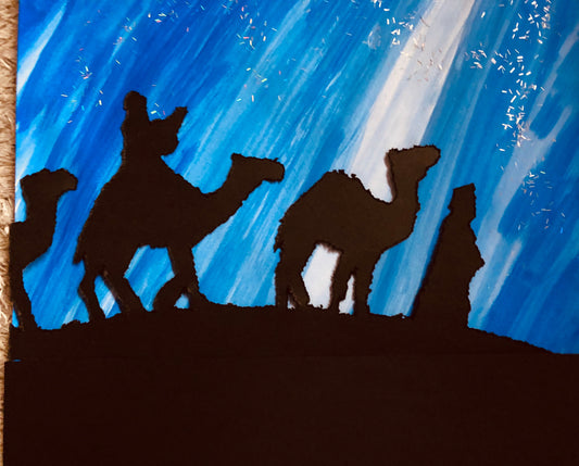 Advent: Collage- Die heiligen drei Könige