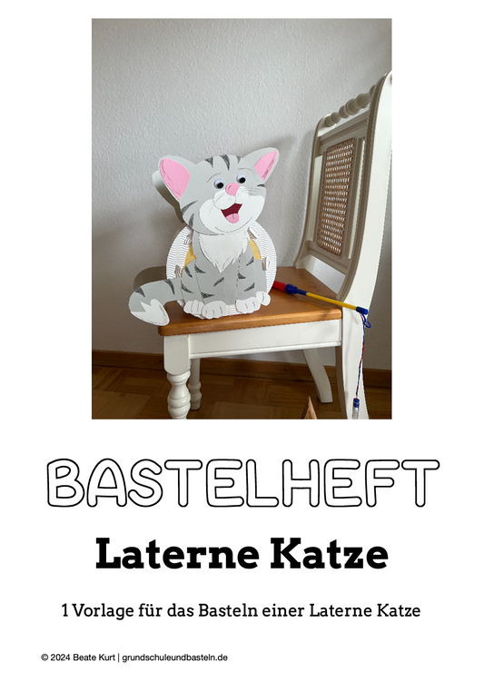 Für Katzenfreunde: Laterne Katze