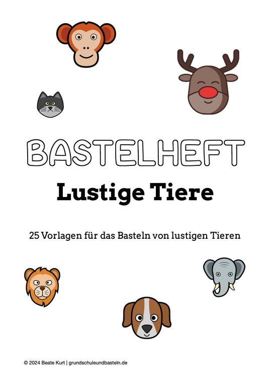 Lustige Tiere basteln