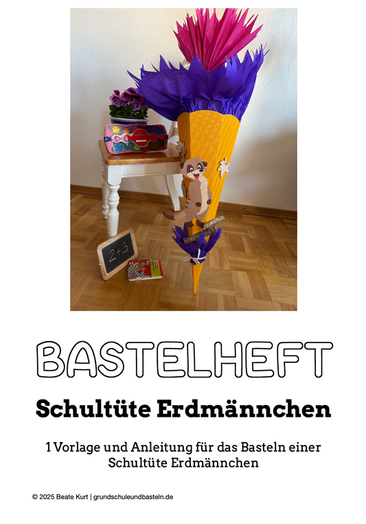 Bastelprojekt Schultüte: Bastelhefte für Schultüten zum Thema Tiere