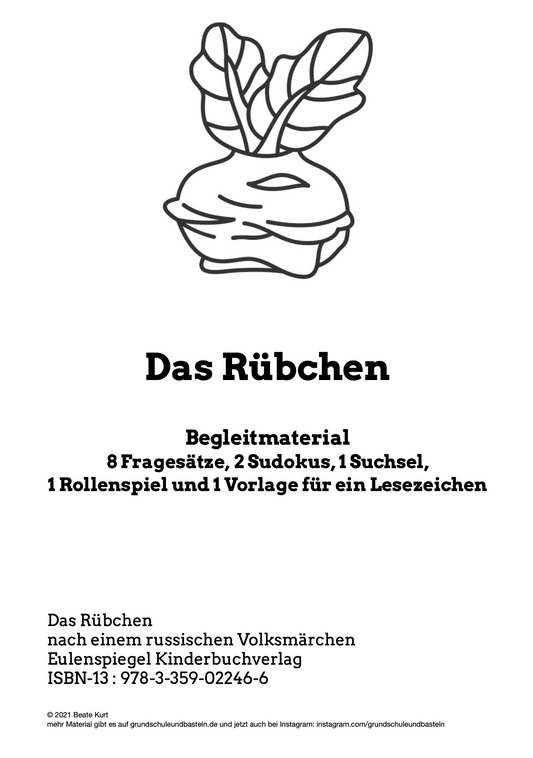 Gemeinsam lesen: Klassenlektüre – Das Rübchen