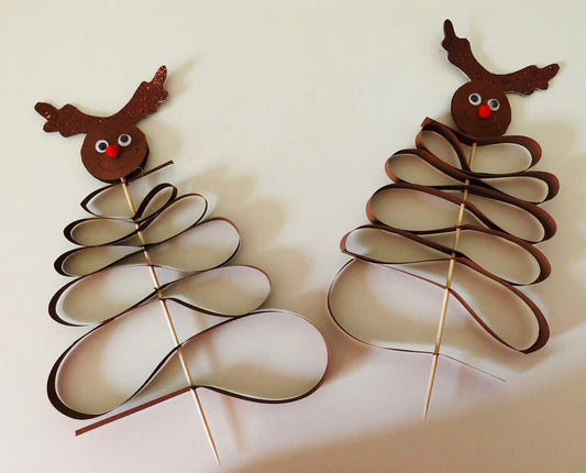 Advent: Elche am Stiel