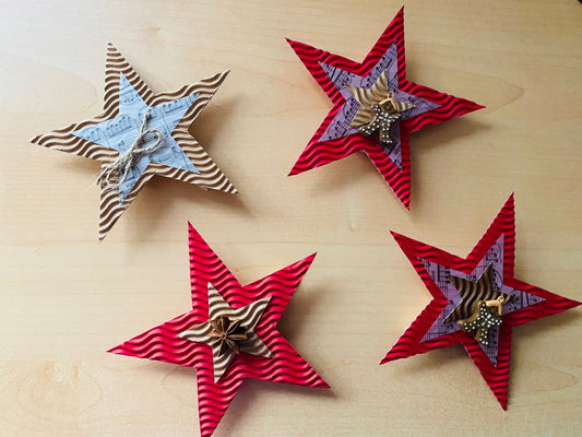 Advent: Geschenkanhänger Sterne