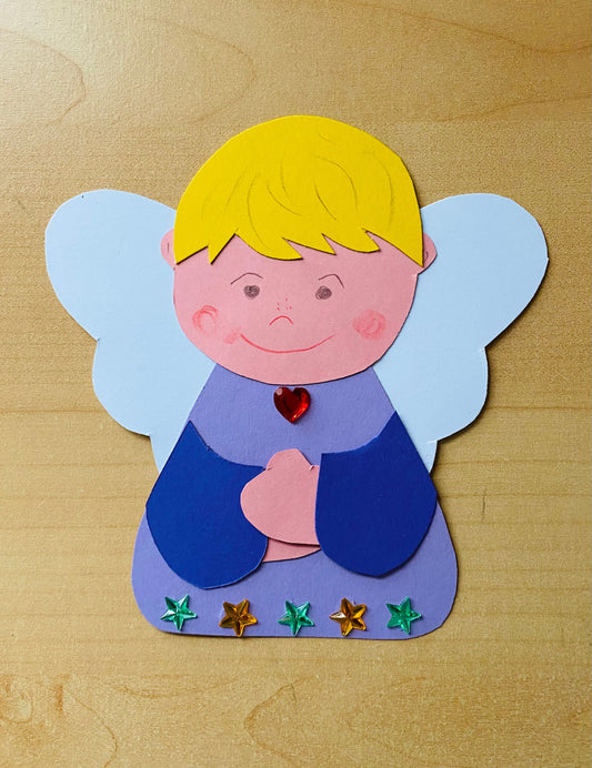 Advent: Einfachen Engel basteln
