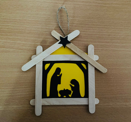 Advent: Scherenschnitt-Krippe gestalten