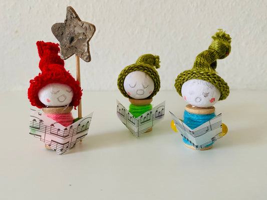 Advent: Kleine Sänger basteln