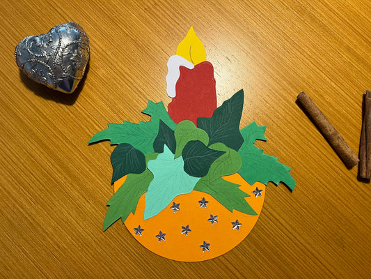 Advent: Eine Kugel mit Kerze basteln