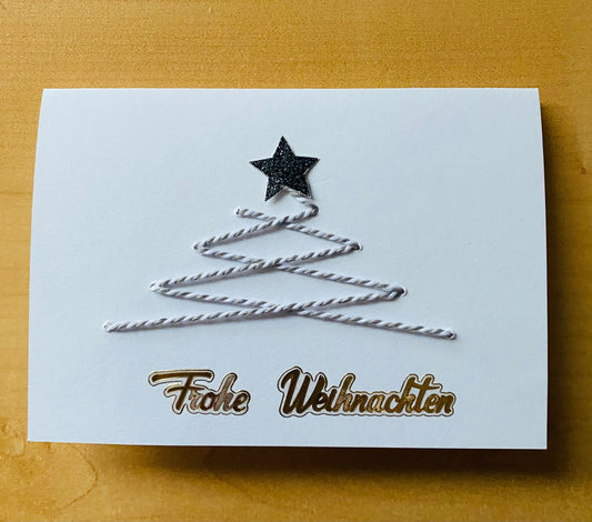 Advent: Weihnachtskarte Weihnachtsbaum