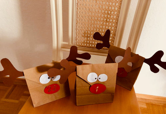 Adventskalender: 24 Tütenelche basteln