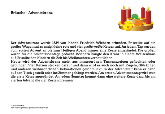 Brauchtum: Der Adventskranz