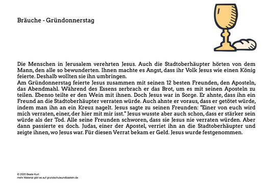Brauchtum: Gründonnerstag
