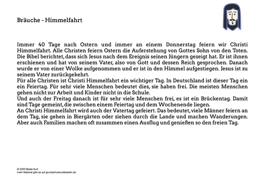 Bräuche und Rituale: Christi Himmelfahrt