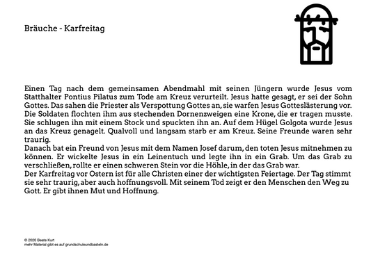 Brauchtum: Karfreitag