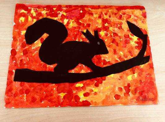 Eichhörnchen im Herbst