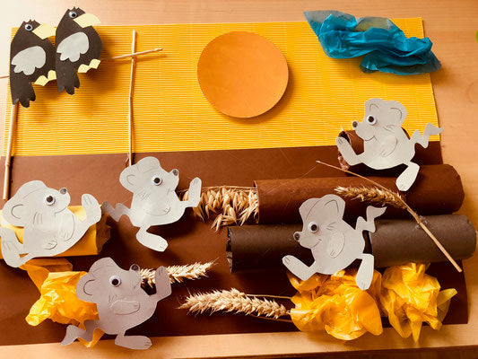 Herbst: Collage Herbstfeld
