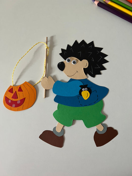 Im Herbst: Bastelidee – Igel Lasse