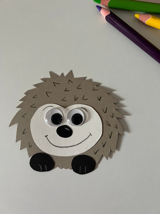 Herbst: Kleinen Igel basteln