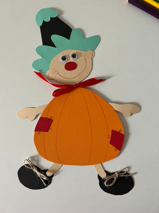 Herbst: Kürbismännchen basteln