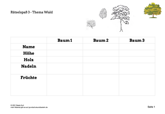 Herbst: Rätselspaß 3