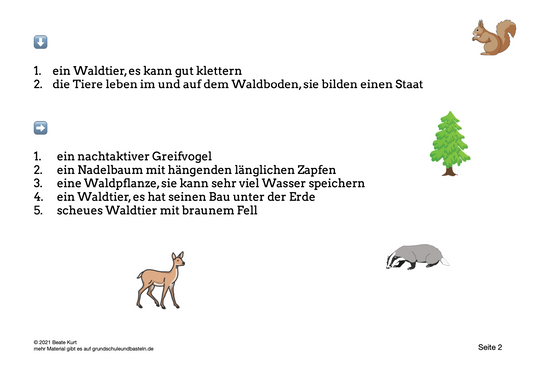 Im Wald: Rätselspaß für alle 4