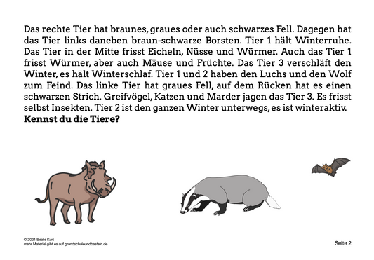 Im Wald: Rätselspaß für alle 7