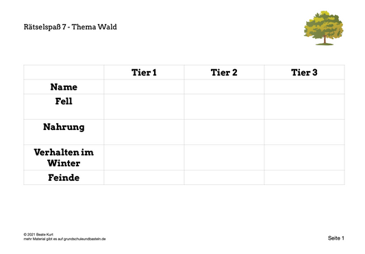 Herbst: Rätselspaß 7