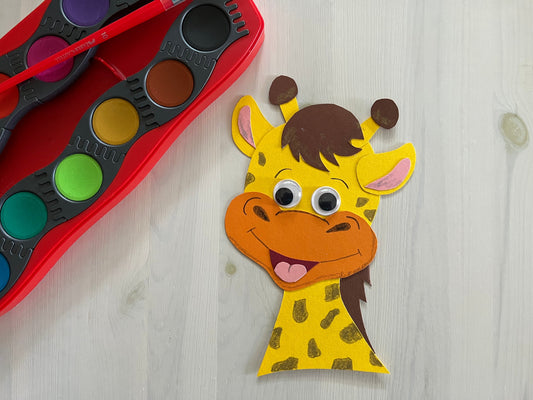 Klassenmaskottchen: Die Giraffe
