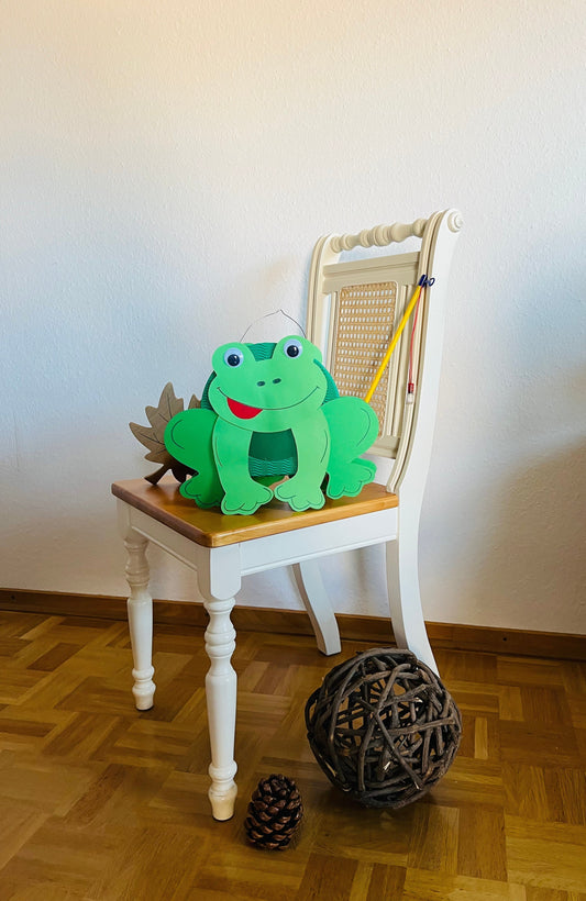 Laternen: Laterne Frosch basteln