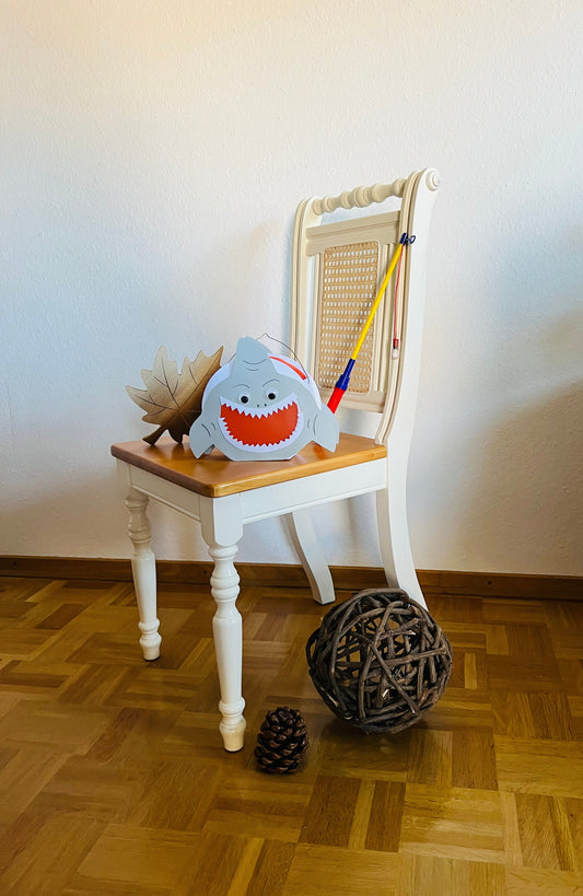 Laternen: Laterne Hai basteln