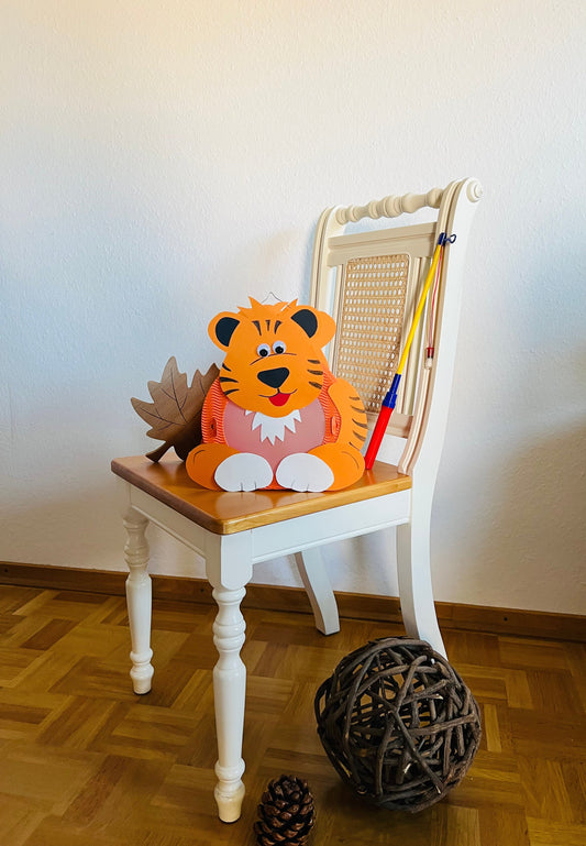 Laternen: Laterne Tiger basteln