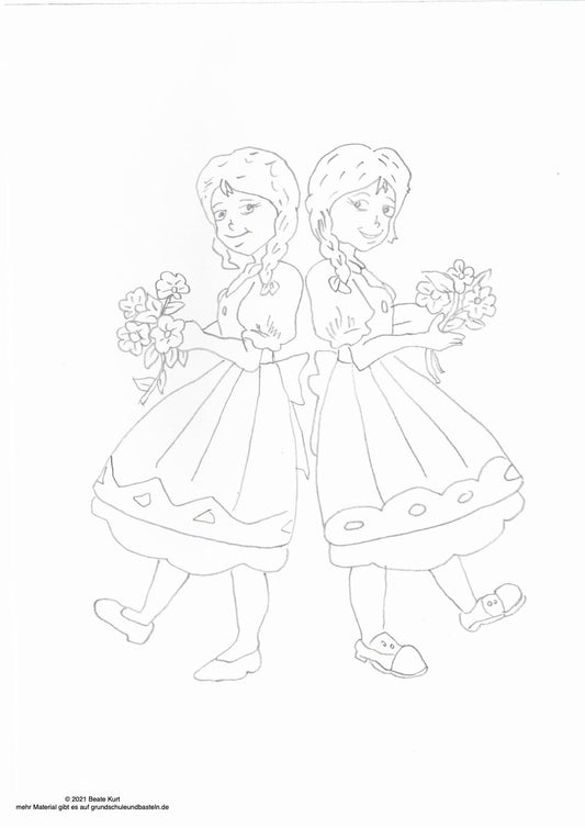 Märchen: Schneeweißchen und Rosenrot