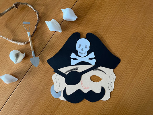 Seeräuber und Piraten: Bastelidee – eine Piratenmaske