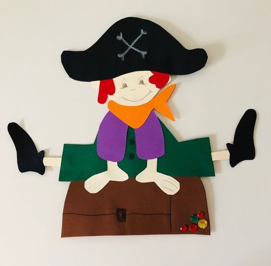 Seeräuber und Piraten: Bastelidee – Seeräubermädchen Tine