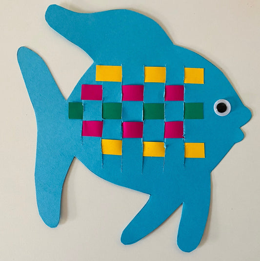 Zoo: Bunten Fisch basteln