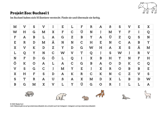 Zoo: Ein Suchsel 1