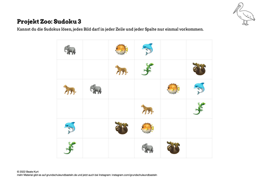 Zoo: Ein Sudoku lösen 3