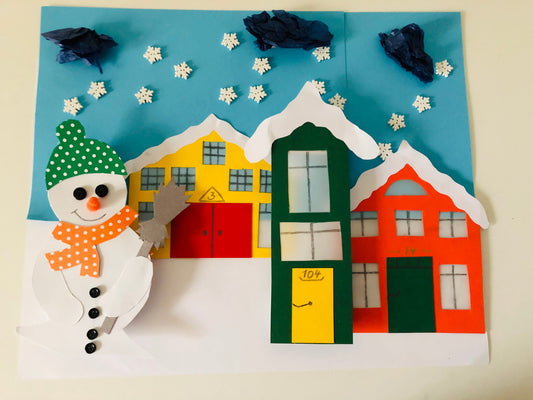 Winter: Collage - Winter in der Stadt