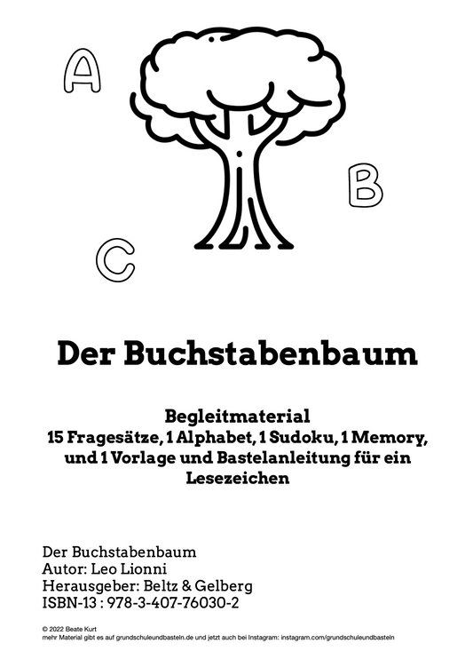 Gemeinsam lesen: Klassenlektüre – Der Buchstabenbaum