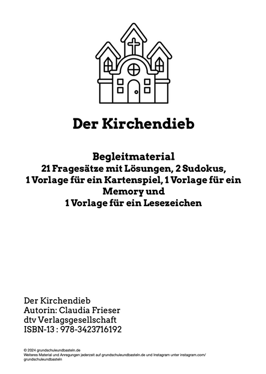 Eine Klassenlektüre lesen: Der Kirchendieb