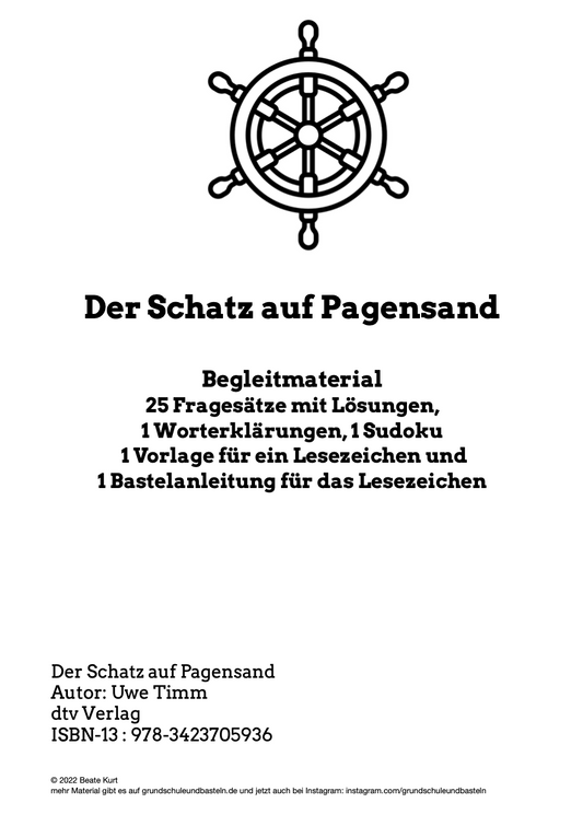 Eine Klassenlektüre lesen: Der Schatz auf Pagensand