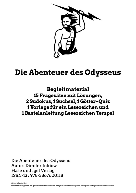 Schuljahresendspurt: Eine Klassenlektüre - Odysseus