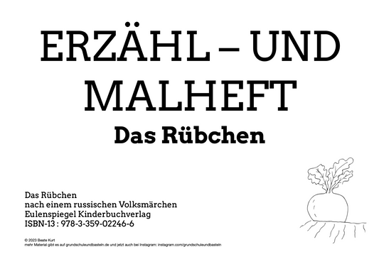 Das Rübchen – ein Märchen zum Nacherzählen