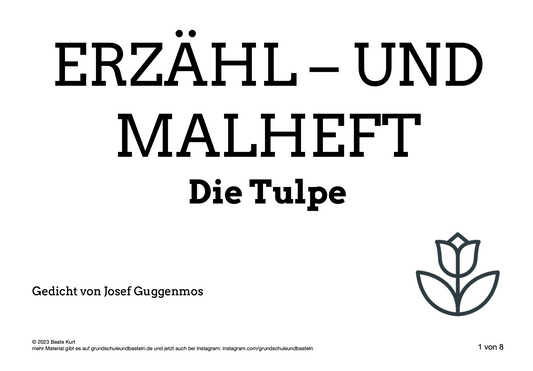 Aus der Zwiebel zur Blüte - Gedicht "Die Tulpe"