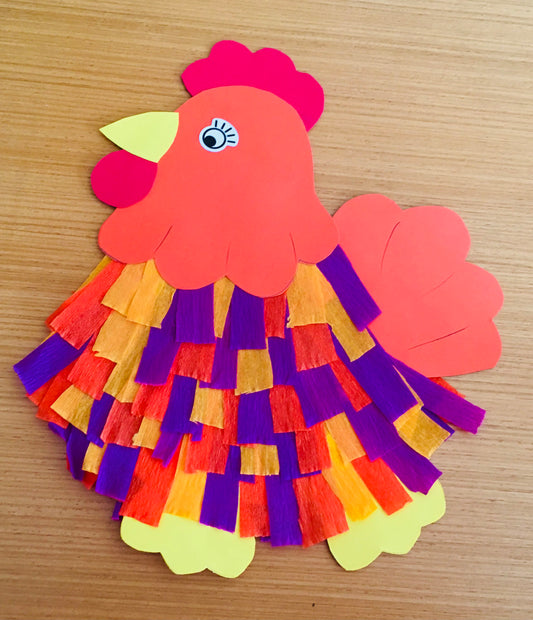 Im Frühling: Ein besonders lustiges Osterhuhn