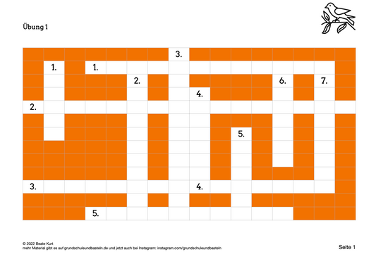 Im Frühling: Rätseln und Knobeln 1