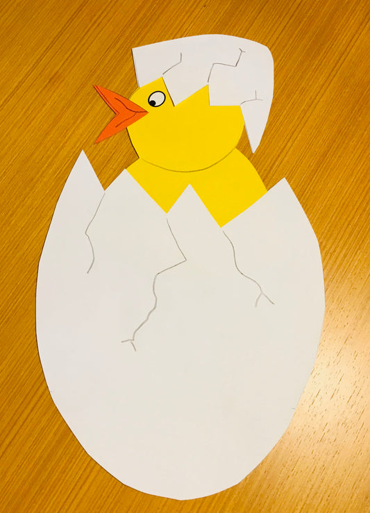 Im Frühling: Wo bin ich? - ein Fensterbild