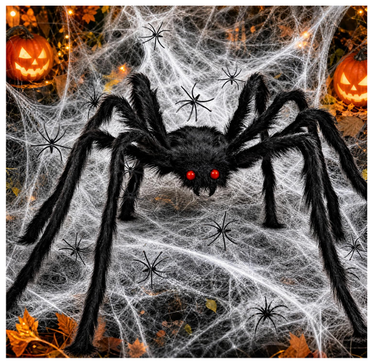 Halloween: Tipp-Dekoration Spinne