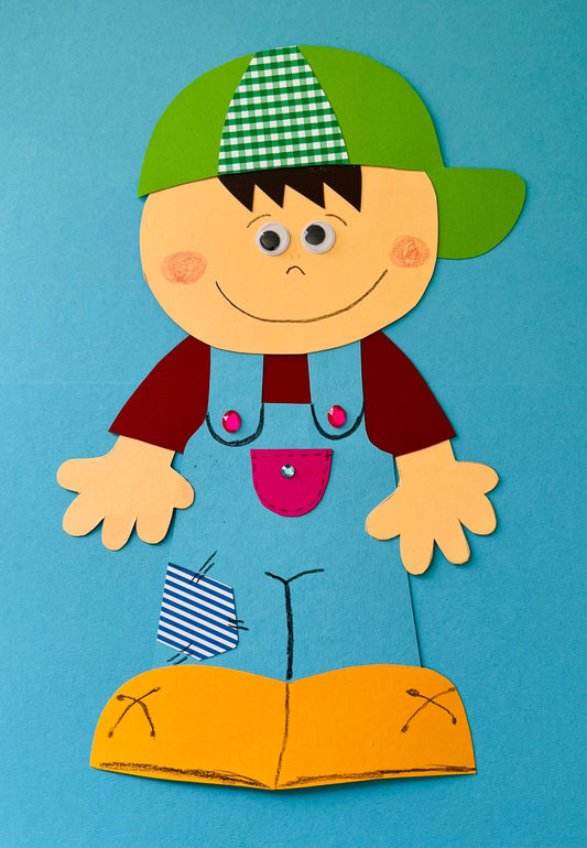 Im Sommer: Fensterbild - Junge Ben