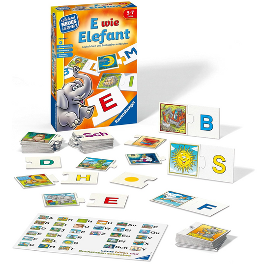 Im Zoo: Tipp – E-wie-Elefant-Spiel